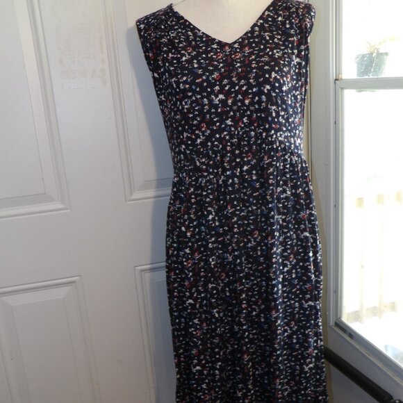 Lane Bryant Blue Floral Knit Dress Size 22/24 nwt - Picture 2 of 6